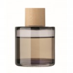 Elegante difusor de fragancia con olor a vainilla con detalle de bambú color negro tercera vista