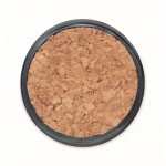 Vela de cera vegetal con aroma a vainilla y tapa de corcho color azul marino quinta vista