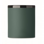 Taza de cerámica con revestimiento de tacto suave de colores 300ml color verde oscuro tercera vista