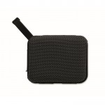 Pequeño altavoz inalámbrico con asa a juego para transporte color negro novena vista