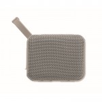 Pequeño altavoz inalámbrico con asa a juego para transporte color gris novena vista