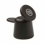 Base de carga para teléfono y reloj Apple® con soporte para móvil color negro vista principal
