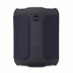 Pequeño altavoz inalámbrico de tejido RPET de 3hs de reproducción color azul septima vista