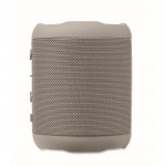 Pequeño altavoz inalámbrico de tejido RPET de 3hs de reproducción color gris sexta vista