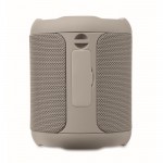 Pequeño altavoz inalámbrico de tejido RPET de 3hs de reproducción color gris septima vista