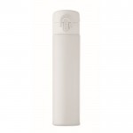Botella antifugas de acero inoxidable con apertura a presión 300ml color blanco quinta vista