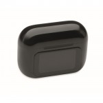 Auriculares inalámbricos con estuche de pantalla táctil color negro tercera vista