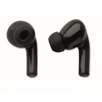 Auriculares inalámbricos con estuche de pantalla táctil color negro