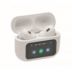 Auriculares inalámbricos con estuche de pantalla táctil color blanco segunda vista