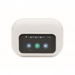 Auriculares inalámbricos con estuche de pantalla táctil color blanco octava vista