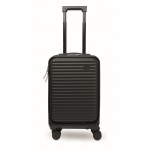 Trolley rígido con compartimientos para documentos y portátil 20'' color negro cuarta vista