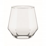Vaso corto de forma geométrica especial para licores 300ml color transparente segunda vista