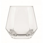 Vaso corto de forma geométrica especial para licores 300ml color transparente tercera vista
