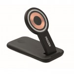 Base de carga 3 en 1 con soporte para móvil aptos para Apple® color negro vista principal