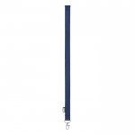 Lanyard de RPET con mosquetón metálico y cierre de seguridad 20mm color azul