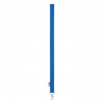 Lanyard de RPET con mosquetón metálico y cierre de seguridad 20mm color azul real