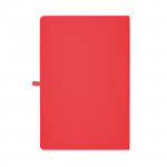 Libretas personalizadas con marcapáginas color rojo tercera vista