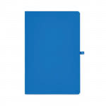 Libretas personalizadas con marcapáginas color azul real segunda vista
