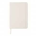 Libretas antibacteriales merchandising color blanco segunda vista