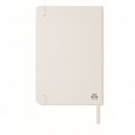 Libretas antibacteriales merchandising color blanco tercera vista