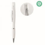 Bolígrafo con pulverizador promocional color blanco