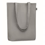 Bolsa para compras personalizada cáñamo color gris