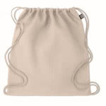 Mochila de cuerdas de cáñamo 200 g/m2 color beige