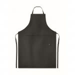 Delantal de cocina eco personalizado color negro