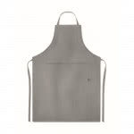 Delantal de cocina eco personalizado color gris