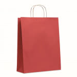Bolsas de papel personalizadas grandes color rojo