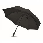 Paraguas personalizados antiviento elegantes color negro tercera vista