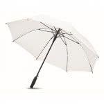 Paraguas personalizados antiviento elegantes color blanco tercera vista