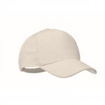 Gorra de béisbol de cáñamo personalizable color beige