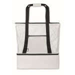 Bolsa para playa de RPET con nevera color blanco quinta vista