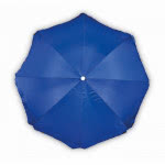 Sombrilla personalizada de poliéster color azul real cuarta vista