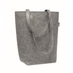 Bolsa para la compra de fieltro RPET color gris