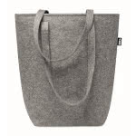 Bolsa para la compra de fieltro RPET color gris segunda vista