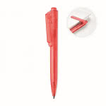 Bolígrafos publicitarios clip giratorio color rojo
