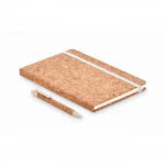 Libretas A5 ecológicas personalizadas color beige segunda vista
