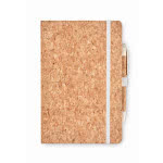 Libretas A5 ecológicas personalizadas color beige tercera vista