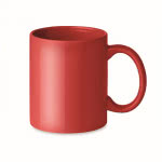 Tazas de cerámica personalizadas 300 ml color rojo