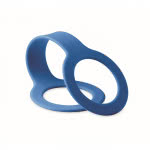 Tira portabotellas personalizada de silicona color azul real tercera vista
