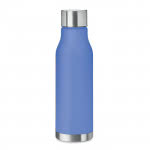 Botella de plástico personalizable azul