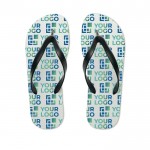 Chanclas personalizadas con imagen a color talla 44-46 Beach Sublim vista principal