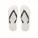 Chanclas personalizadas con imagen a color talla 44-46 Beach Sublim color negro segunda vista