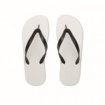 Chanclas personalizadas con imagen a color talla 44-46 Beach Sublim color negro segunda vista