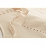 Mandiles algodón orgánico 200 g/m2 de color beige vista fotografía