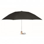 Paraguas plegables personalizadoss RPET de color negro
