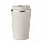 Vasos térmicos para empresa de color blanco
