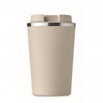 Vasos térmicos para empresa de color beige segunda vista